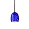 Besa Lighting Lucia Stem Pendant, Blue Cloud, Bronze Finish, 1x9W LED 1TT-169786-LED-BR - alternate 1